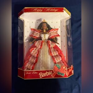 Barbie Holiday Doll Mattel Limited Edition African American 1997 Vintage NRFB